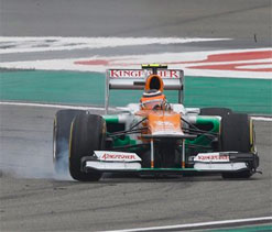 Force India misses points at Chinese Grand Prix